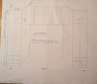 Estructura cama nido de madera
