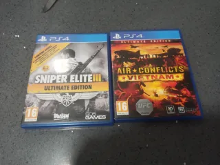 Juegos PS4 Sniper Elite III y Air Conflicts