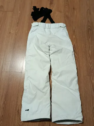 Pantalón de esquí infantil blanco