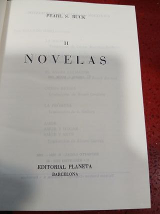 3 libros Pearl S Buck