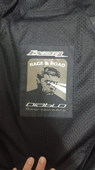 Chaqueta Motero Negra y Gris