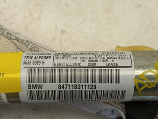 AIRBAG CORTINA DELANTERO IZQUIERDO BMW SERIE 3 COUPE (E92)