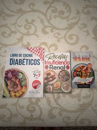Libros cocina diabeticos e insuficiencia renal
