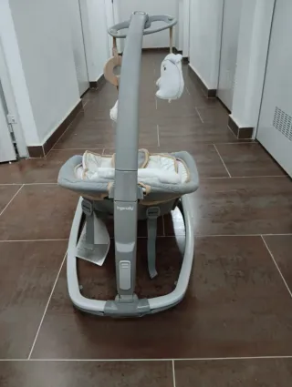 Hamaca para bebé gris