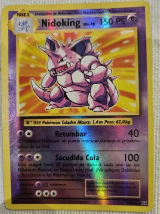 Carte Pokémon Nidoking e Venusaur