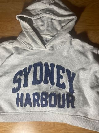 Sudadera Zara Top Sydney Harbour Gris