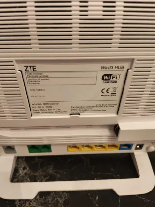 Modem Fibra Wind ZTE H389Q come nuovo