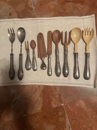 Posate Set Vintage Cantina 10 Pezzi Posate e Varie