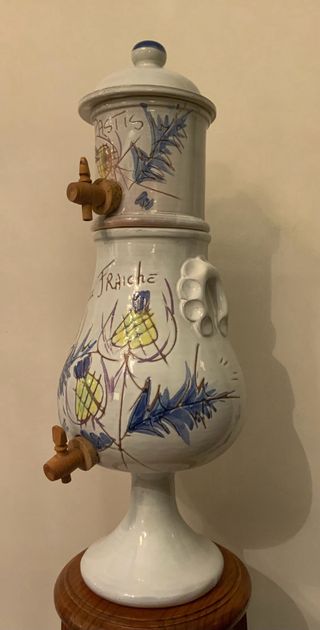 Fontana in ceramica Pastis 50 cm di altezza