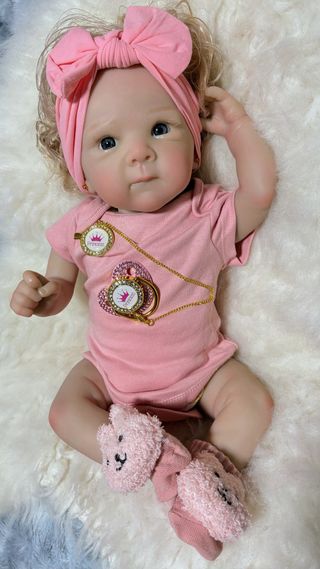 Bambola neonata Reborn realistica nuova con accessori