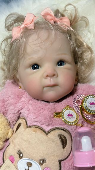 Bambola neonata Reborn realistica nuova con accessori