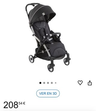 Silla de paseo Chicco gris oscuro