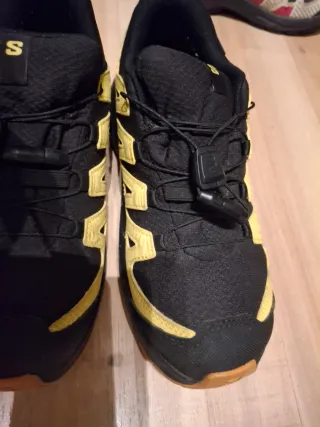 Zapatillas Salomon Trekking Niños Negro/Amarillo