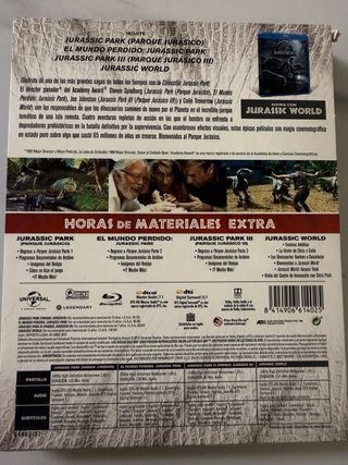 Colección Blu-ray Jurassic Park 4 Películas
