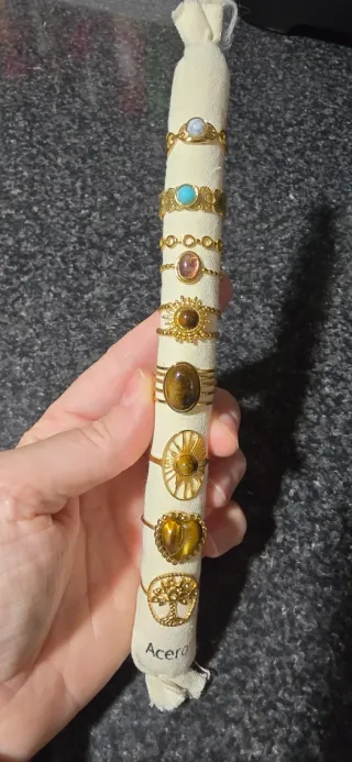 Anillos Ajustables Piedras