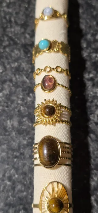 Anillos Ajustables Piedras