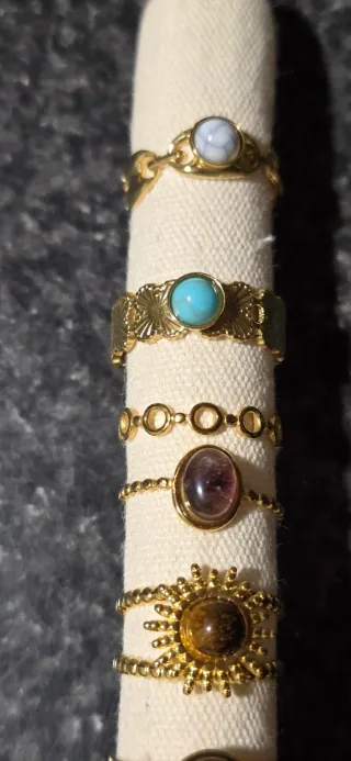 Anillos Ajustables Piedras