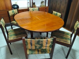 Mesa Comedor Extensible + 6 Sillas