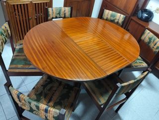 Mesa Comedor Extensible + 6 Sillas