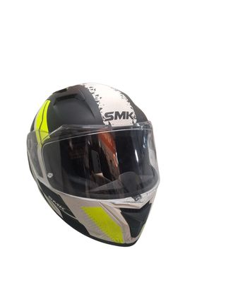 CASCO DE MOTO SMK STELLAR  UNO SPORT BLANCO T XL