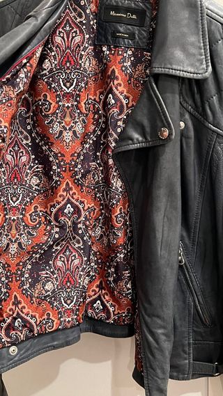 Cazadora Massimo Dutti azul marino