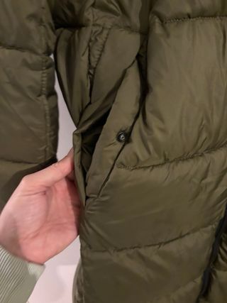 Abrigo Pull&Bear verde talla L