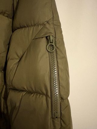 Abrigo Pull&Bear verde talla L