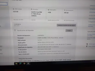 Torre Gaming Zalman i7 7700 24GB RAM GT