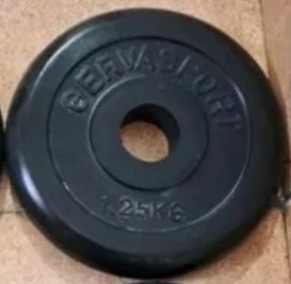 PESAS DISCOS DE 1.25KG DE CAUCHO