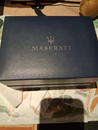 Reloj Maserati Hombre Azul y Plateado