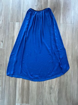 Falda Zara azul