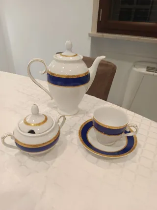 Servizio Caffè Porcellana Limoges 29 Pezzi