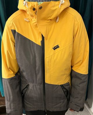 Chaqueta Vans Gris y Amarilla