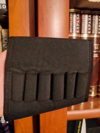 Canana Porta Cartuchos Negra