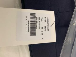 Pantalones chinos hombre azul marino