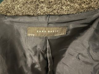 Abrigo de lana Zara gris