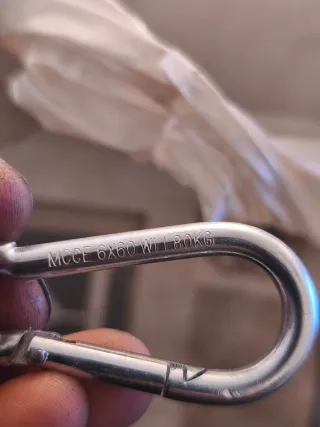 Mosquetón MCCE 6x60 WL 80KG