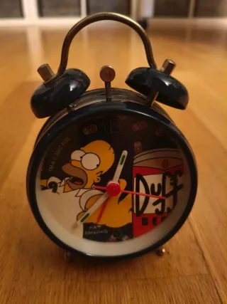 Reloj Despertador Homer Simpson Duff