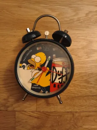 Reloj Despertador Homer Simpson Duff