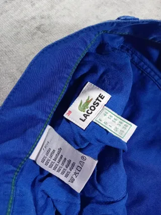 Pantaloni Lacoste Blu Cotone Workwear Vintage