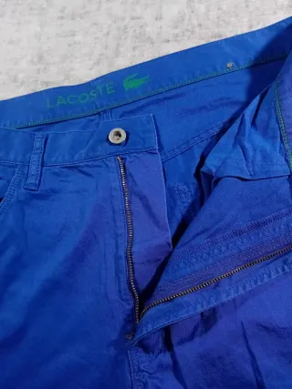 Pantaloni Lacoste Blu Cotone Workwear Vintage