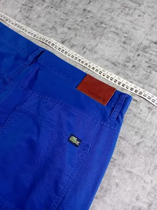 Pantaloni Lacoste Blu Cotone Workwear Vintage