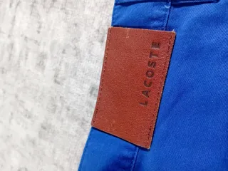 Pantaloni Lacoste Blu Cotone Workwear Vintage