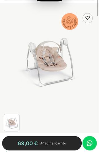 Columpio Bebé CAM Sonnolento Arena