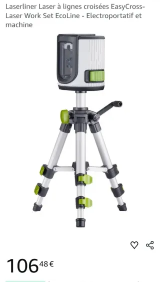 Nivel Láser Laserliner EasyCross-Laser™️