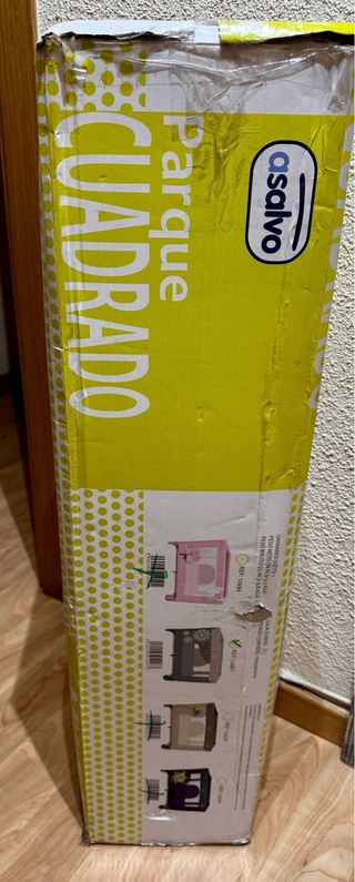 Parque cuna de viaje cuadrado Asalvo