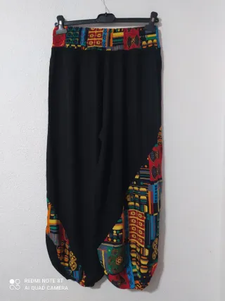 Pantalones Harem Multicolor Talla Única