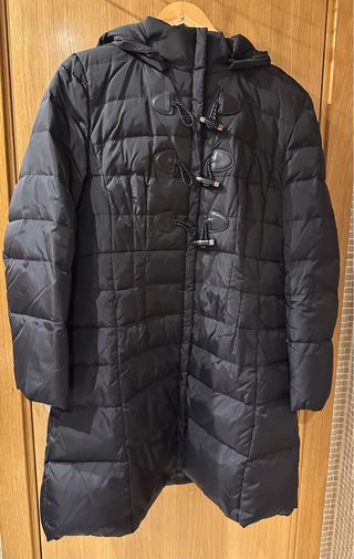 Abrigo-Anorak Negro/Mujer Talla 46/Marca ANTEA