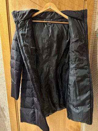 Abrigo-Anorak Negro/Mujer Talla 46/Marca ANTEA