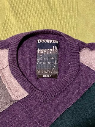 Jersey Desigual Patchwork Hombre